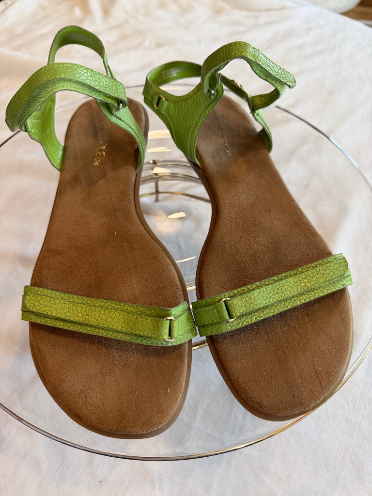 Aerosoles Lime Green AnkleStrap Sandals